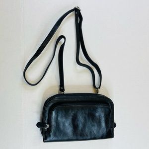 Small Black Purse with Detachable Adjustable Shoulder or Crossbody Strap
